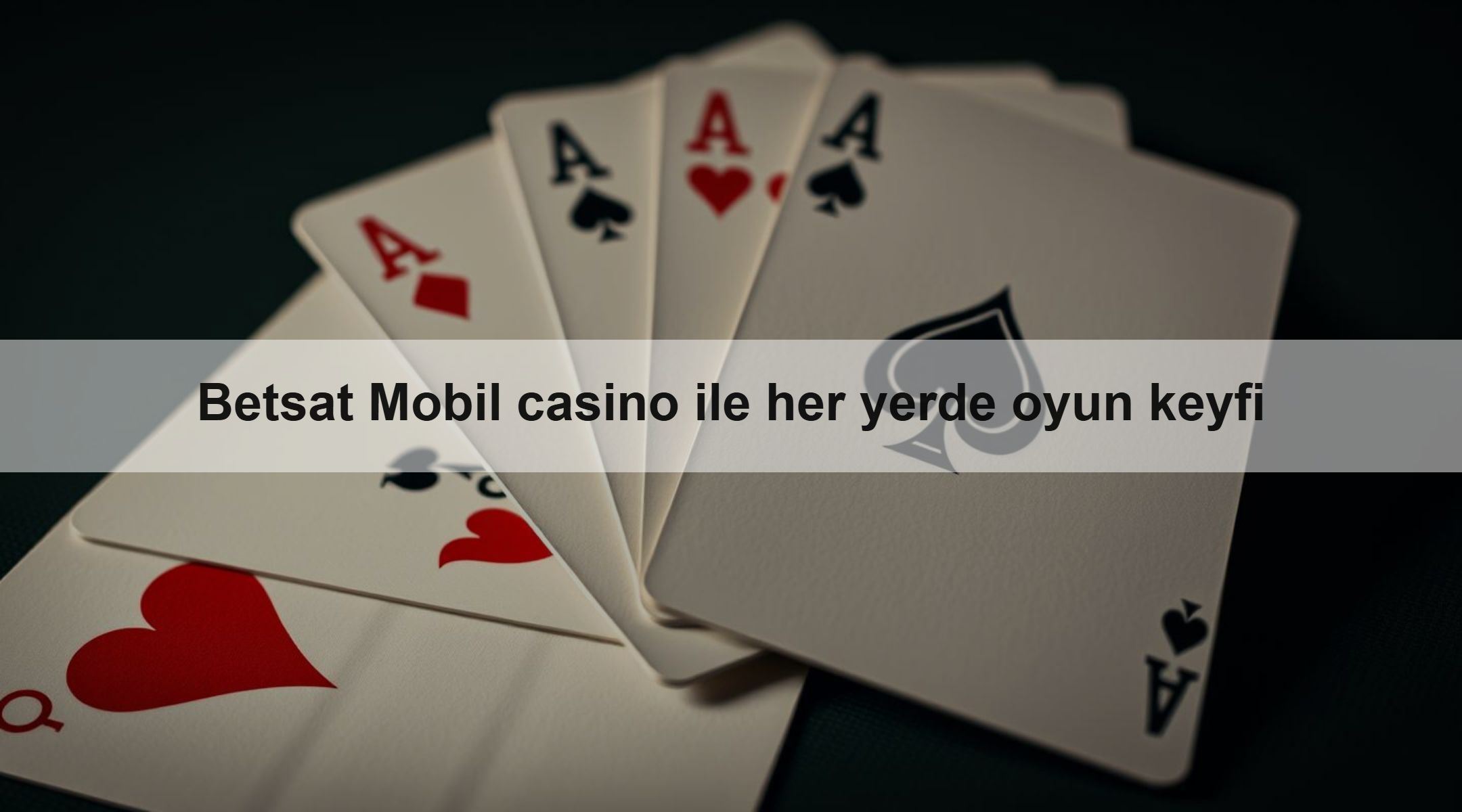 Betsat Mobil casino ile her yerde oyun keyfi